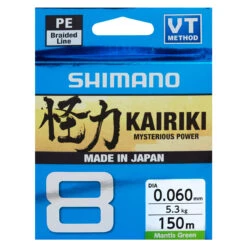 Shimano Kairiki 150 Meter New Mantis Green